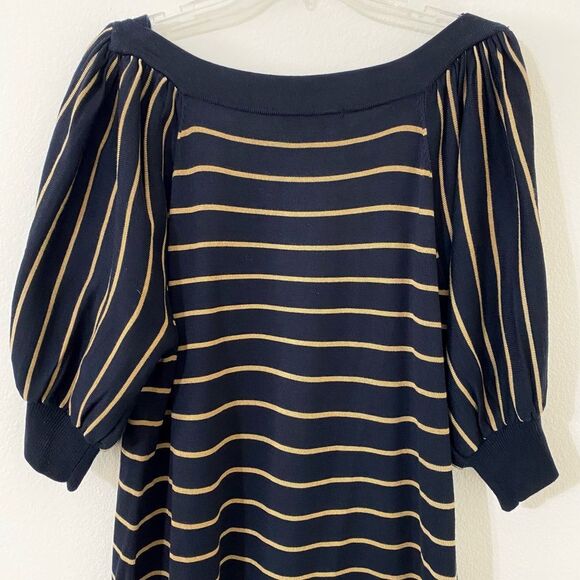 Jessica Howard Puff Sleeve Sweater Dress Striped Size XL - Picture 6 of 14